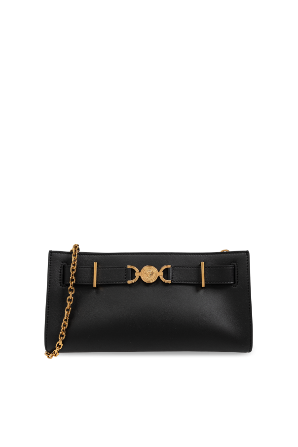 ショルダーバッグ・ポシェット VERSACE Woman Shoulder bag Black 10183021A13171 1B00V Versace Tag Bowling Bag Black,Gold | VERSACE US